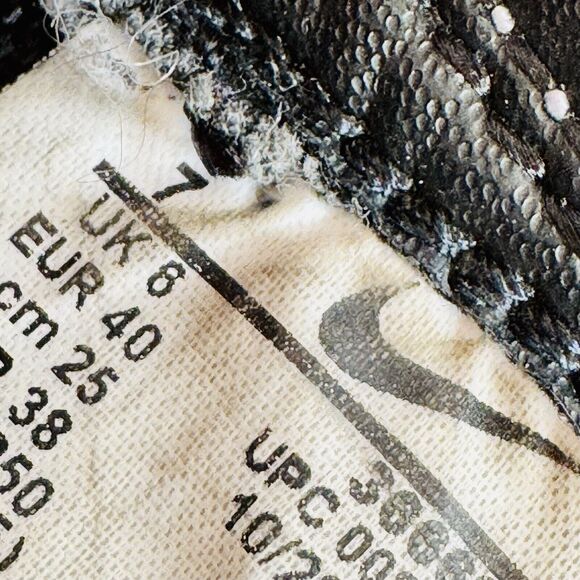 Nike Men's Speed Sweep VII Wrestling Shoes 366683-001 Black White Size 7 - Picture 6 of 6